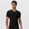 High-Quality OEM & ODM Men's V-Neck Fitness Top | European & American Short Sleeve Nylon Moisture-Wicking Quick-Dry Running Compression Wear for Wholesale Distribution51248