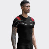 OEM & ODM Men's Fitness Short Sleeve Reflective Running T-Shirt - Quick-Dry, High-Elastic Compression Sportswear - Bulk Wholesale Available - Model 91209