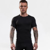 OEM & ODM Men's Compression Short Sleeve Sports Training Fitness Wear - High-Elastic, Quick-Dry, Moisture-Wicking Breathable T-Shirt for Wholesale & Sourcing Agents91204