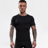 OEM & ODM Men's Compression Short Sleeve Sports Training Fitness Wear - High-Elastic, Quick-Dry, Moisture-Wicking Breathable T-Shirt for Wholesale & Sourcing Agents91204