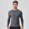 Men's Sports Fitness Nylon Compression Quick-Dry T-Shirt - Breathable Long Sleeve Running Wear | OEM, ODM, Wholesale, Sourcing Agents41523