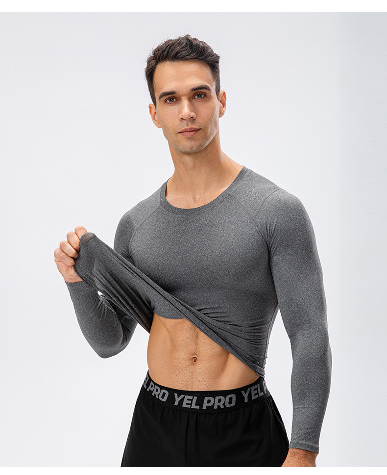 men's long sleeve athletic top