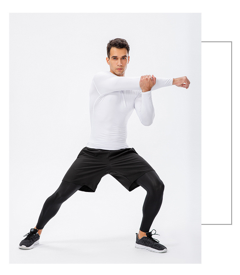 men's running compression shirt