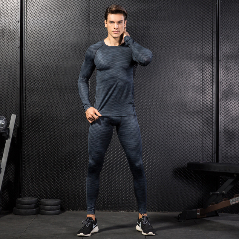 Men's fitness long sleeve top