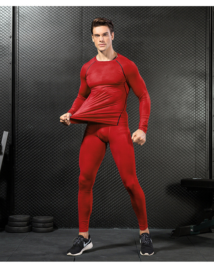 compression fitness wear for men