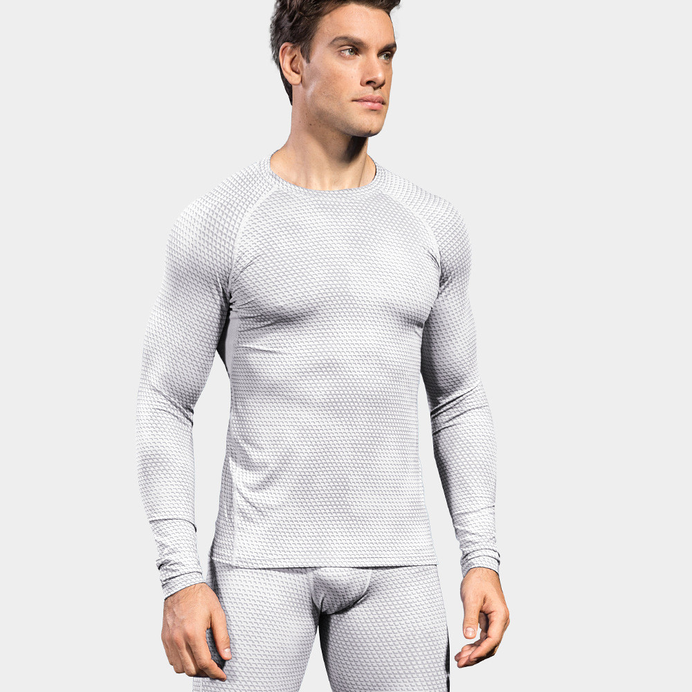 elastic running shirts for men
