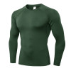 High-Elastic Men's Quick-Dry Compression T-Shirt - Long Sleeve Sports Running & Training Top - Breathable, Moisture-Wicking Fabric - OEM/ODM, Wholesale Options for Agents01510