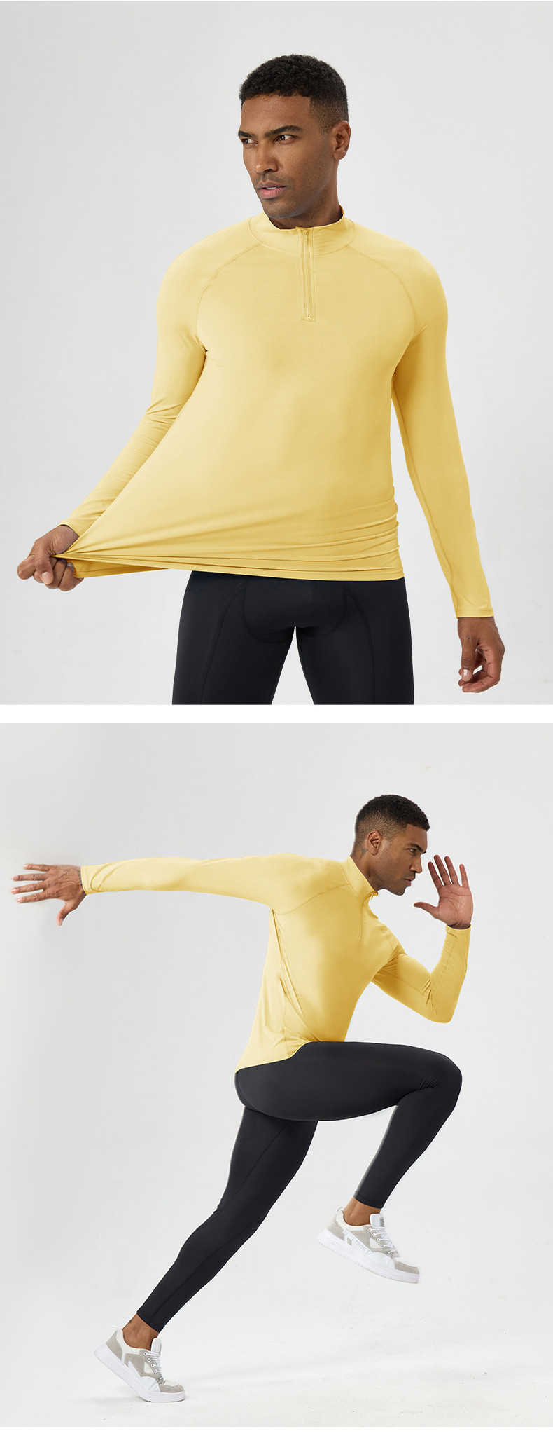 European men's fitness apparel