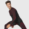 OEM & ODM Men's Fitness Printed Splicing Long Sleeve Sports Running Shirt - Quick-Dry, Moisture-Wicking High-Elastic Compression Apparel 4019 for Wholesale and Sourcing Agents