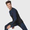 OEM & ODM Men's Fitness Printed Splicing Long Sleeve Sports Running Shirt - Quick-Dry, Moisture-Wicking High-Elastic Compression Apparel 4019 for Wholesale and Sourcing Agents