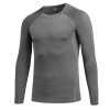 1039Men's Compression Fitness Sports Running T-Shirt - High-Quality OEM/ODM with Moisture-Wicking, Quick-Dry Fabrics and Long Sleeve Design | Ideal for Activewear Wholesalers & Sourcing Agents