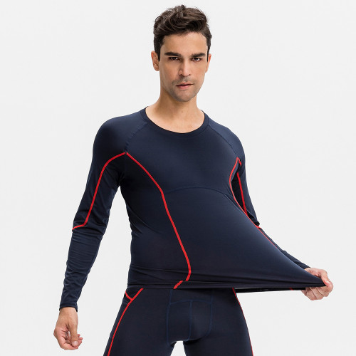 Men's PRO Fitness Long Sleeve Compression T-Shirt - Quick-Dry, High-Elastic Running Top | OEM & ODM Available for Wholesale & Sourcing Agents01507