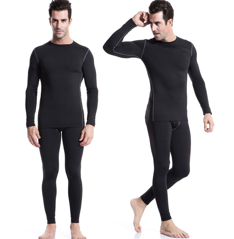 OEM winter fleece-lined fitness shirts