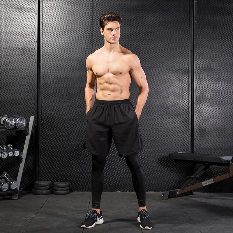 Men's compression fitness pants