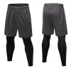 7010Men's Compression Pants OEM ODM Manufacturer, Wholesale Supplier for Quick-Dry Elastic Fake Two-Piece Fitness Sports Running Training Apparel. Custom Private Label Production.