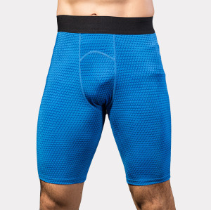 OEM & ODM Men's 3D Stereoscopic Print Training Fitness Running Sports Shorts - High Elastic Compression Quick-Dry Activewear for Wholesale and Sourcing Agents4005