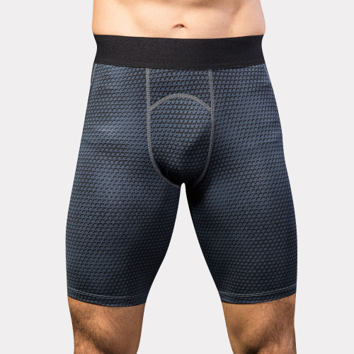OEM & ODM Men's 3D Stereoscopic Print Training Fitness Running Sports Shorts - High Elastic Compression Quick-Dry Activewear for Wholesale and Sourcing Agents4005