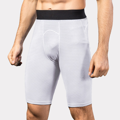 OEM & ODM Men's 3D Stereoscopic Print Training Fitness Running Sports Shorts - High Elastic Compression Quick-Dry Activewear for Wholesale and Sourcing Agents4005
