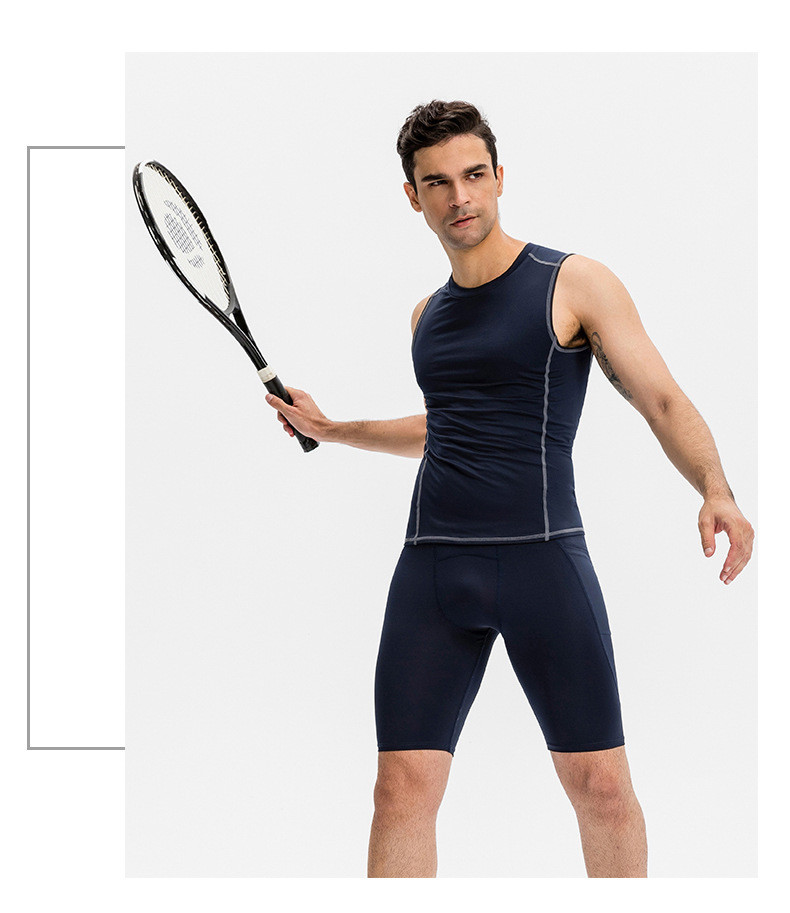 Men's compression sports shorts