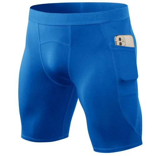 Men's Compression Sports Shorts - Quick-Dry High-Elastic Training Pants with Pocket | OEM & ODM Available for Wholesale, Sourcing Agents - Ideal for Fitness & Running11408