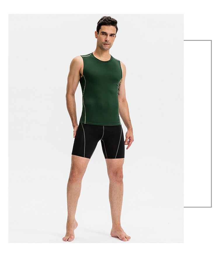 Men's compression training shorts