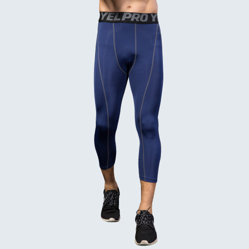 OEM & ODM Men's PRO 7/4 Pants - Compression Fitness Running Training Shorts - Quick-Dry, Moisture-Wicking, Breathable, High-Elastic Activewear for Wholesale & Sourcing Agents1051