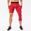 Men's Compression Single-Leg Fitness Pants with Pocket - OEM & ODM for Basketball Training - Quick-Dry 7/4 Sports Base Layer - Wholesale Available21329