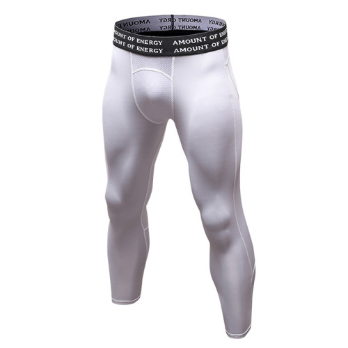 OEM & ODM Men's PRO 7/4 Fitness Running Training Moisture-Wicking Breathable Quick-Dry High-Elastic Compression Pants 6050 | Wholesale Sourcing Agents for Trendy Sportswear.