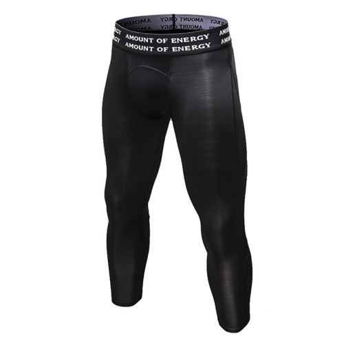 OEM & ODM Men's PRO 7/4 Fitness Running Training Moisture-Wicking Breathable Quick-Dry High-Elastic Compression Pants 6050 | Wholesale Sourcing Agents for Trendy Sportswear.