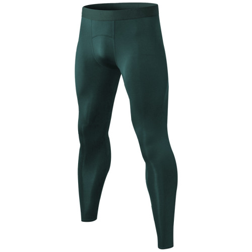 Men's Compression Fitness Long Pants - High-Elastic Quick-Dry Sports Trousers | Breathable, Moisture-Wicking Training Pants | OEM, ODM, and Wholesale Available for Global Brands11323