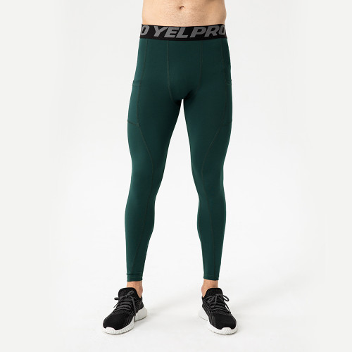OEM/ODM Men's Fitness Long Pants with Pocket - High-Elastic, Moisture-Wicking, Quick-Dry Compression Trousers for PRO Running & Training | Bulk Sourcing Available1080