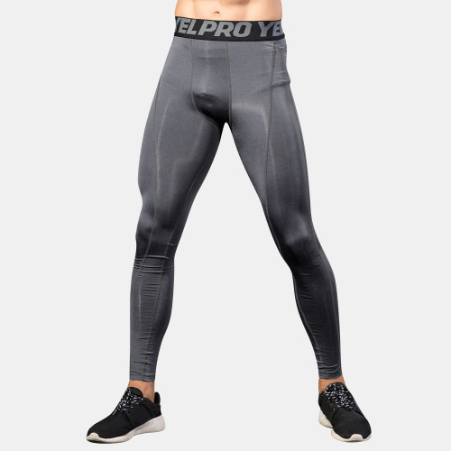 High-Elastic Men's PRO Sports Pants | OEM/ODM Compression Trousers for Fitness and Running | Breathable & Quick-Dry Activewear | Bulk Orders Welcome1060.