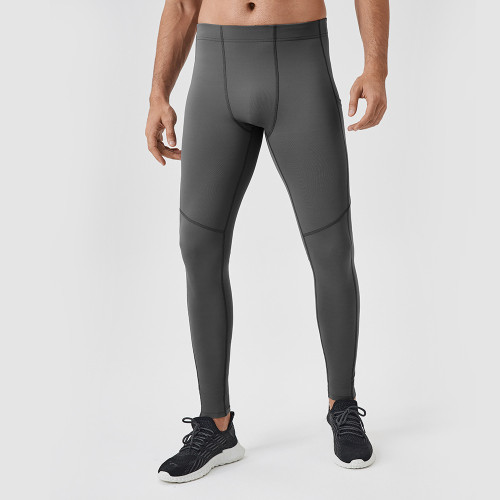 OEM & ODM High-Elastic Men's Nylon Fitness Long Pants - Breathable High-Waist Quick-Dry Sports Running Trousers for Wholesale & Sourcing Agents41347.