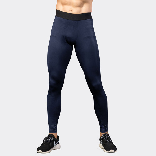 Men's PRO Compression Training Long Pants - Quick-Dry Fitness Running Trousers with Mesh Details | OEM, ODM, and Wholesale Manufacturing for Activewear Suppliers1040