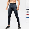 Men's PRO Fitness Running Training Long Pants with 3D Stereoscopic Print - High-Elastic Compression, Quick-Dry, Available for OEM, ODM, and Wholesale Partnerships4010