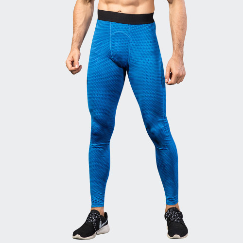 Men's PRO Fitness Running Training Long Pants with 3D Stereoscopic Print - High-Elastic Compression, Quick-Dry, Available for OEM, ODM, and Wholesale Partnerships4010