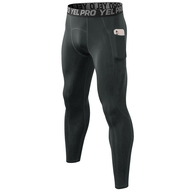 OEM men's fleece-lined base layer pants
