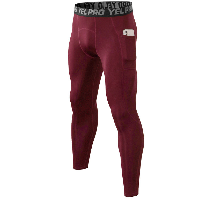OEM men's fleece-lined base layer pants