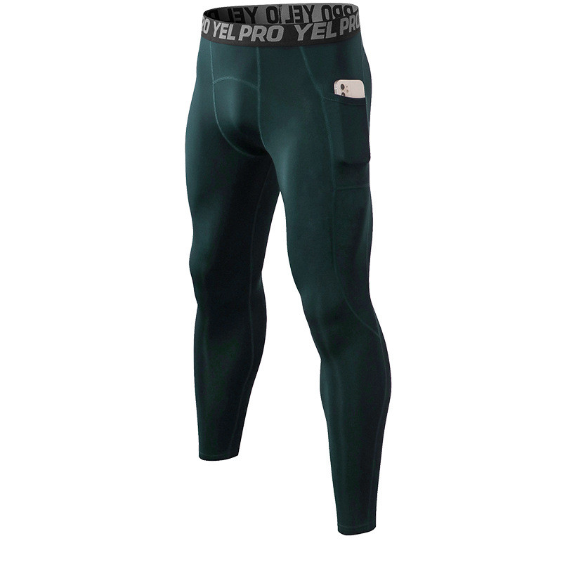 OEM men's fleece-lined base layer pants