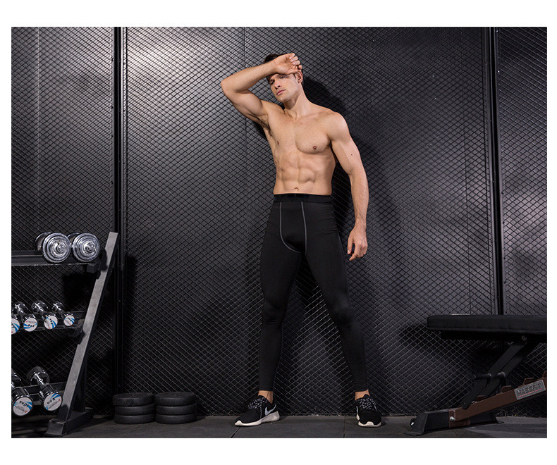 OEM men's compression training pants