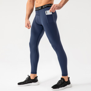Men's High-Elastic Compression Long Pants - Shaping Strong Wrap Fitness Trousers with Pocket | OEM & ODM Services for Wholesale Activewear and Global Brand Partnerships21336