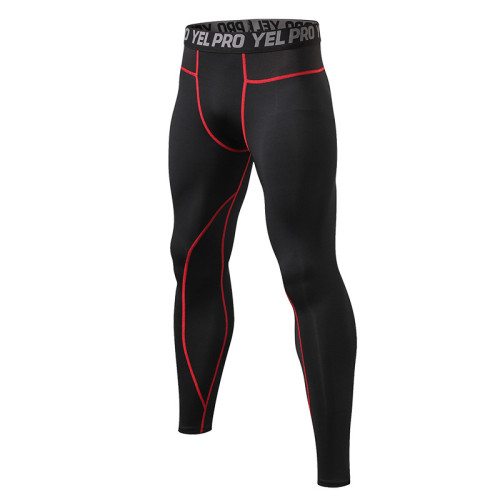 Men's PRO Compression Pants for Outdoor Fitness - Quick-Dry Training Trousers with High-Elastic Mesh Splicing | OEM, ODM, Wholesale, Sourcing Agents91305