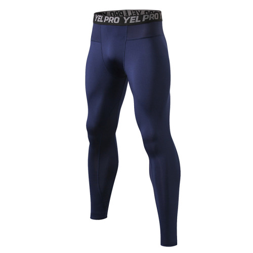 Men's PRO Compression Pants for Outdoor Fitness - Quick-Dry Training Trousers with High-Elastic Mesh Splicing | OEM, ODM, Wholesale, Sourcing Agents91305