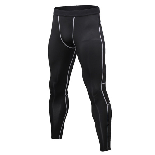 Wholesale Men's Sports Long Pants - Premium High-Elastic Quick-Dry Compression Trousers for Night Running & Fitness Training | OEM/ODM Available | Special Offer Model 91301