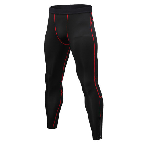 Wholesale Men's Sports Long Pants - Premium High-Elastic Quick-Dry Compression Trousers for Night Running & Fitness Training | OEM/ODM Available | Special Offer Model 91301