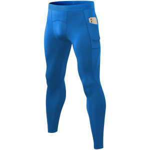 Men's Compression Long Pants for Fitness - Quick-Dry, Moisture-Wicking, High-Elastic Running Trousers with Pocket | OEM, ODM, Wholesale Activewear Supplier11322