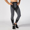 Premium Men's PRO Compression Sports Running Pants - High-Elastic, Quick-Dry & Moisture-Wicking | Available for OEM, ODM, Wholesale & Sourcing Agents - Color-Block Splicing Long Trousers 4030