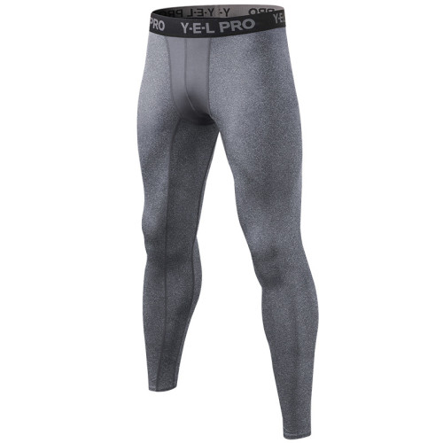 Men's PRO Compression Sports Pants - High-Elastic, Quick-Dry Fitness Training & Running Long Trousers | OEM/ODM, Wholesale Solutions for Activewear Manufacturers6030
