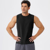 Bulk Men's Running Fitness Quick-Dry Sleeveless Vest - Anti-Bacterial, Breathable Sports Tank Top with Sun Protection | OEM & ODM Solutions 51119 for Wholesale Partners