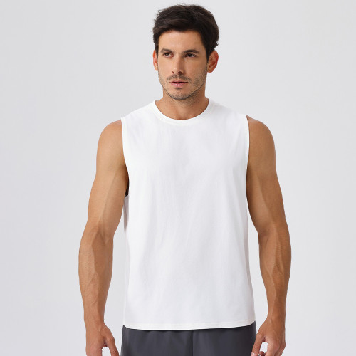 Bulk Men's Running Fitness Quick-Dry Sleeveless Vest - Anti-Bacterial, Breathable Sports Tank Top with Sun Protection | OEM & ODM Solutions 51119 for Wholesale Partners